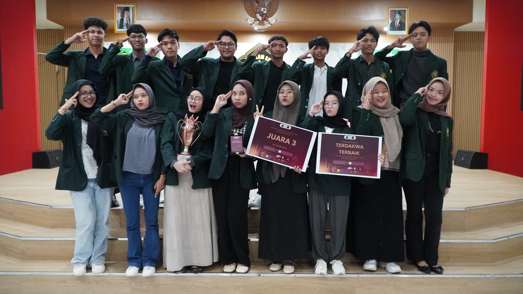 3rd Place, National Moot Court Competition — Prof. Kafrawi Cup