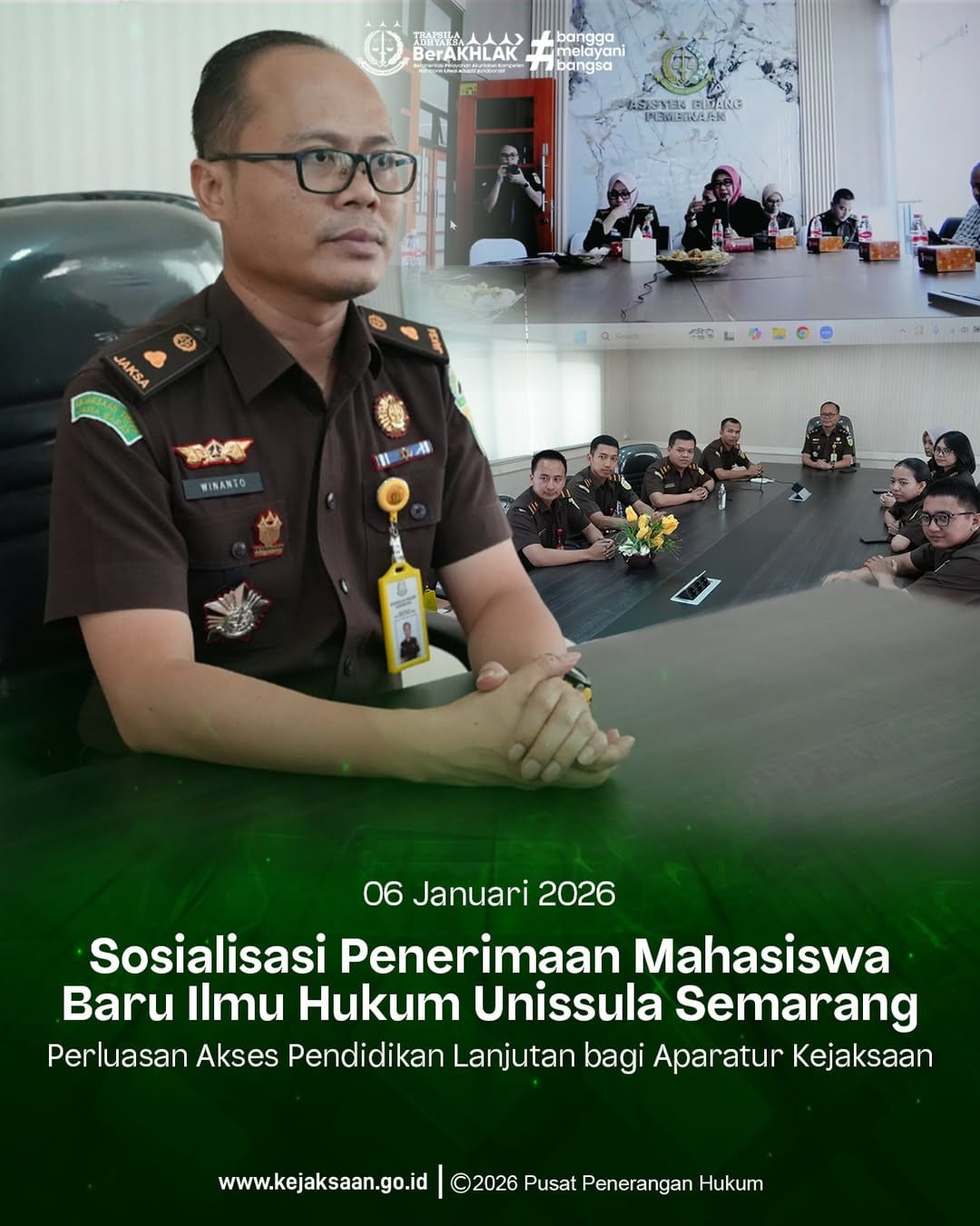 New Student Admissions Briefing for the Unissula Bachelor of Law Programme